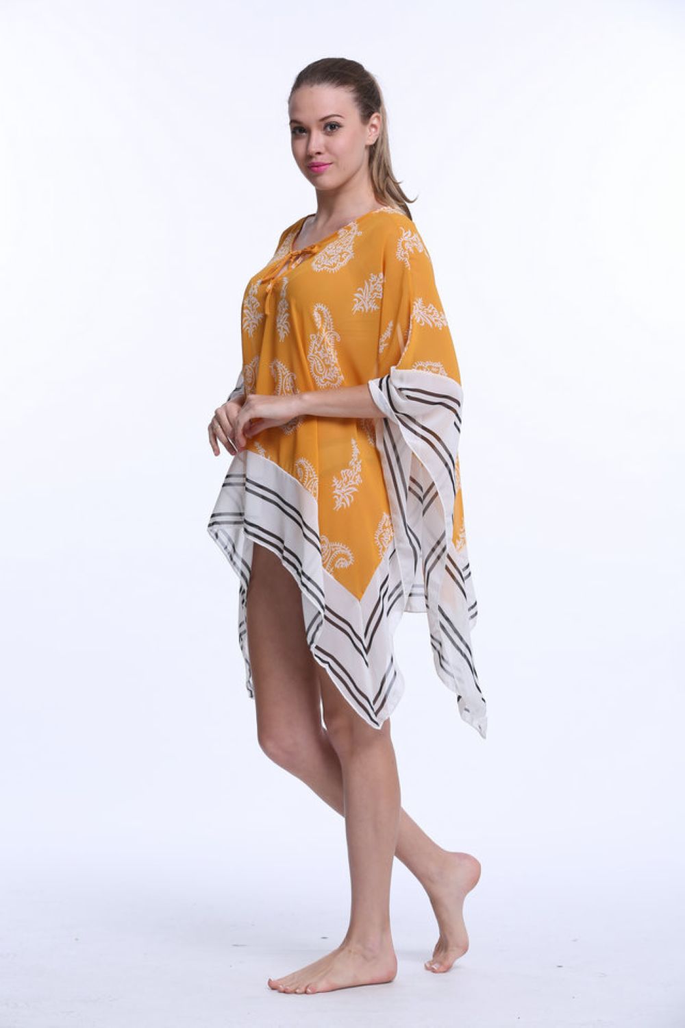 F4529swimsuit cover ups high quality transparent cover beach dress
